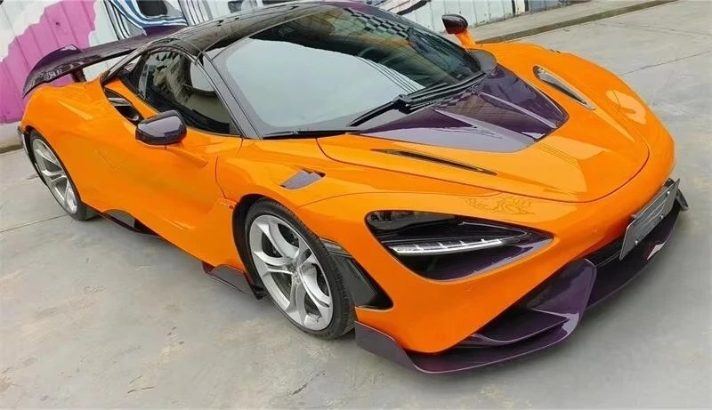 For  720s RYFT Style Half Carbon Fiber Car Front Bumper Fenders